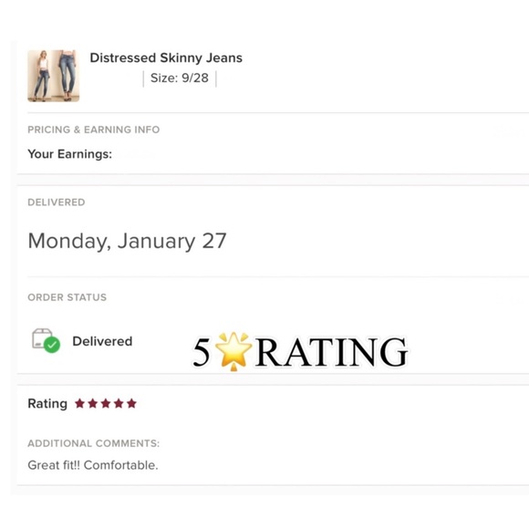 Distressed Skinny Jeans - Picture 4 of 5